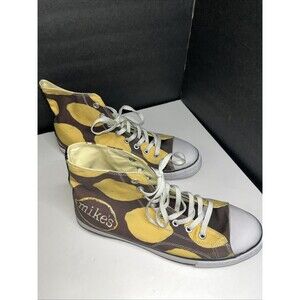 Mike’s Hard Lemonade Promo Canvas High Top Shoes  Size 13 Rare HTF NO BOX
